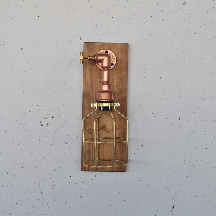 Opviq Lámpara de pared Pp170 de Madera y Oro Rosa Opviq Lámpara de pared Pp170 de Madera y Oro Rosa